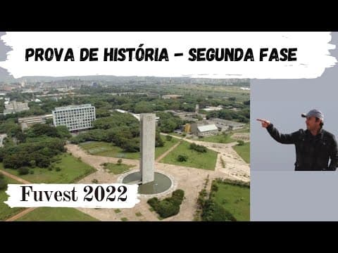 Thumbnail da aula: Resolução da prova de História da Segunda Fase da Fuvest 2022, 17/01/22