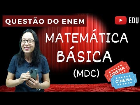 Thumbnail da aula: ⏩ ENEM - MDC (Máximo Divisor Comum) - Resolução de Questão - Professora Angela Matemática