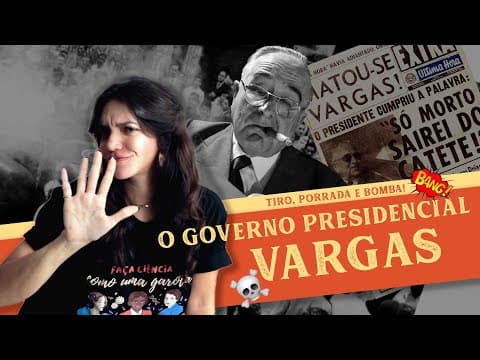 Thumbnail da aula: GOVERNO PRESIDENCIAL VARGAS EM 5 MINUTOS! (Débora Aladim)