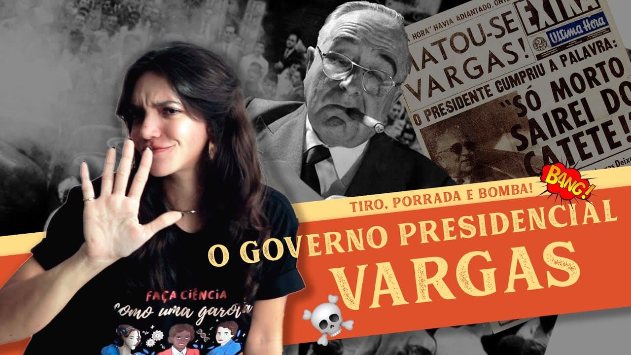 Thumbnail: GOVERNO PRESIDENCIAL VARGAS EM 5 MINUTOS! (Débora Aladim)