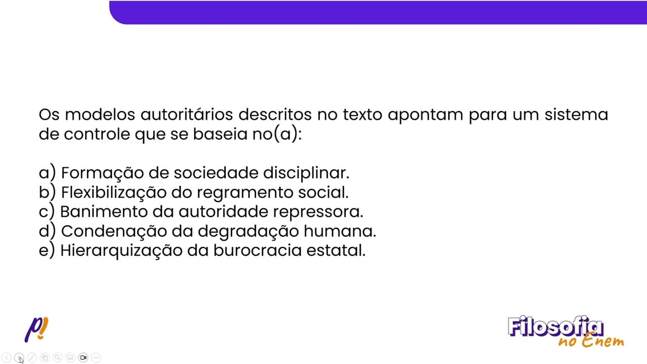 Thumbnail: ENEM 2022 - Filosofia Moderna | O leproso é visto dentro de uma prática de rejeição...