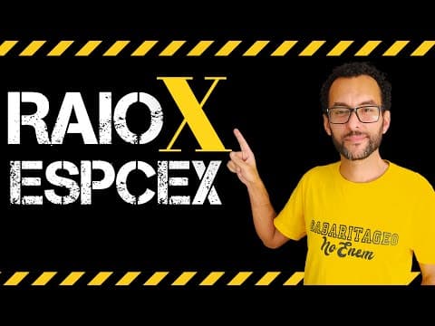 Thumbnail da aula: TUDO SOBRE A ESPCEX | o QUE ESTUDAR | GEOGRAFIA |