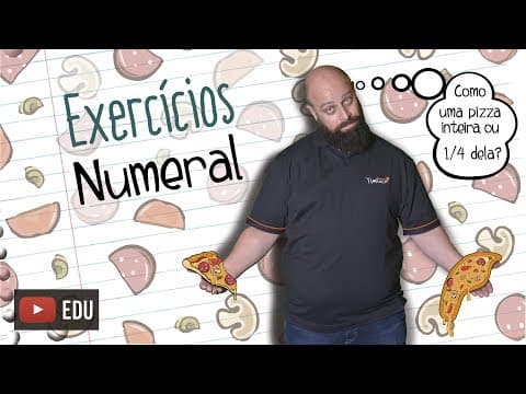 Thumbnail da aula: Exercícios de Numeral, artigo e interjeição [Prof Noslen]