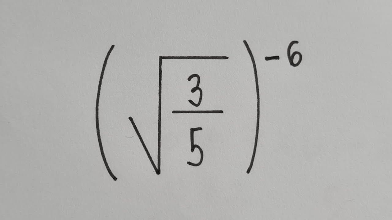Thumbnail: ✅POTÊNCIA COM RAIZ QUADRADA E EXPOENTE NEGATIVO - Professora Angela Matemática