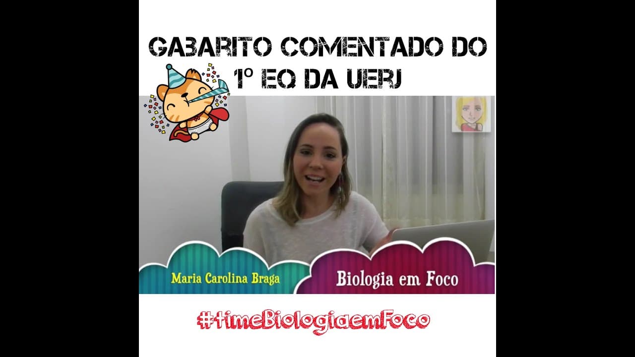 Thumbnail: Gabarito Comentado 1o EQ UERJ 2016