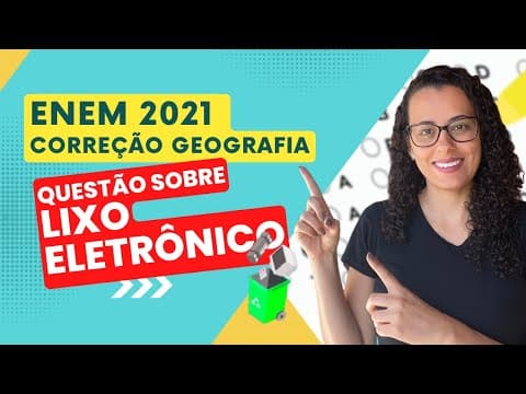 Thumbnail da aula: 🔵 QUESTÃO 50 (PROVA AZUL) - Geografia ENEM 2021