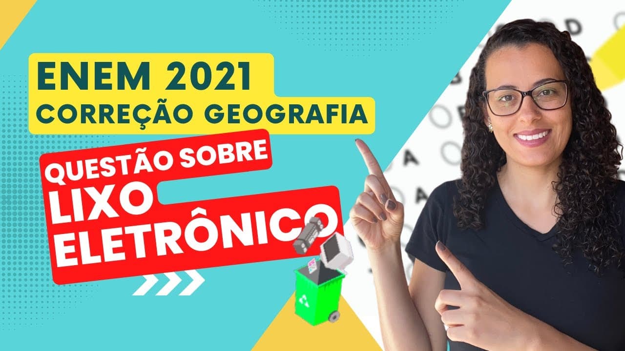 Thumbnail: 🔵 QUESTÃO 50 (PROVA AZUL) - Geografia ENEM 2021