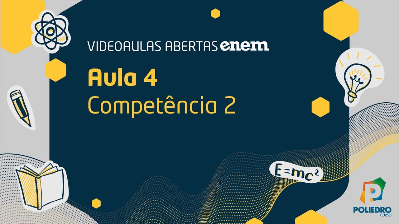 Thumbnail: Videoaulas Poliedro | Enem | Competência 2 - Parte 1