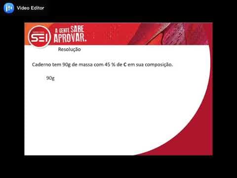 Thumbnail da aula: Questão UERJ 2019- Química