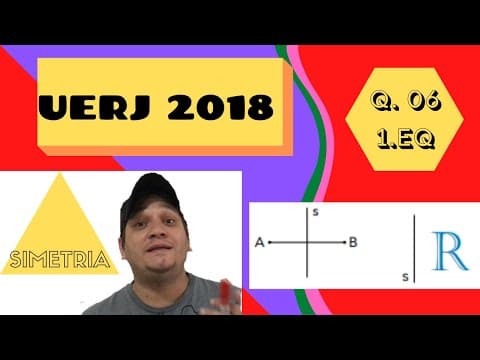 Thumbnail da aula: UERJ 2018 Q  06 1  EQ - Matemática Simetria - R