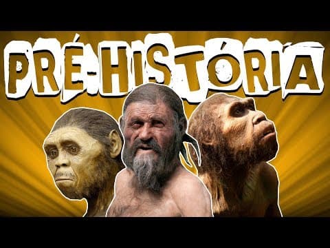 Thumbnail da aula: HISTÓRIA GERAL - A PRÉ-HISTÓRIA DO PALEOLÍTICO A IDADE DOS METAIS.