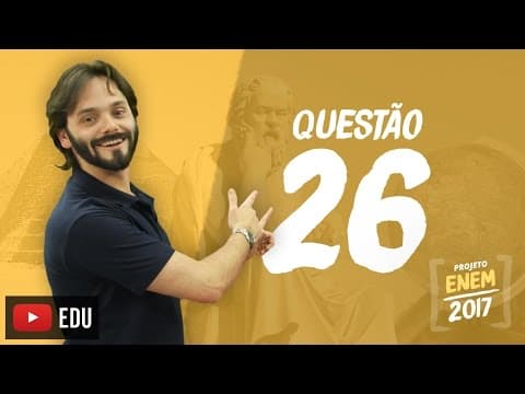 Thumbnail da aula: Enem 2016 - Ciências Humanas | Questão 26 (Caderno Branco)