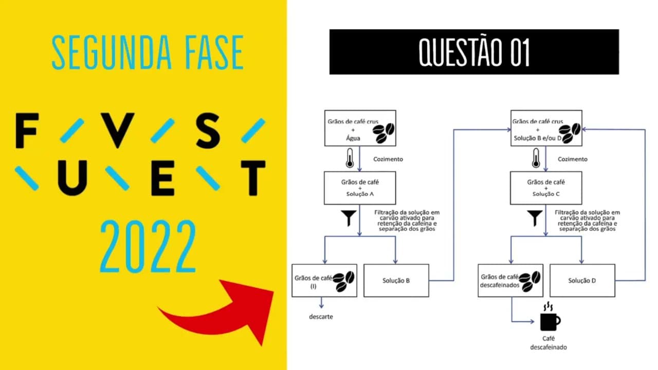 Thumbnail: FUVEST 2022 | SEGUNDA FASE | QUESTÃO 01
