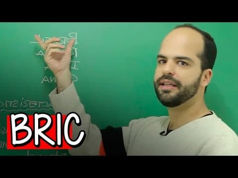 Thumbnail da aula: o que é BRIC?  - Extensivo Geografia | Descomplica