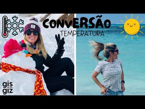 Thumbnail da aula: GRAUS CELSIUS E FAHRENHEIT - CONVERSÃO DE TEMPERATURA  #07