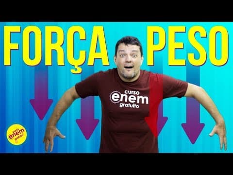 Thumbnail da aula: TIPOS DE FORÇA NA FÍSICA: FORÇA PESO | Resumo de Física Enem. Prof. Márcio Rossetto