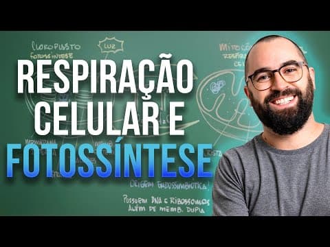 Thumbnail da aula: Respiração celular x Fotossíntese (Mitocôndria e Cloroplasto) - Aula 24 - Módulo 1: Biologia Celular