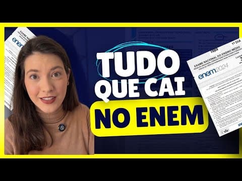 Thumbnail da aula: ENEM REVELADO! 🤯 tudo o que caiu em linguagens