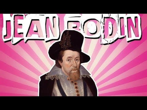 Thumbnail da aula: JEAN BODIN  E A DEFESA DA SOBERANIA COM O DIREITO DIVINO
