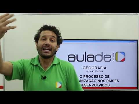 Thumbnail da aula: Geografia -  Urbanização nos países desenvolvidos