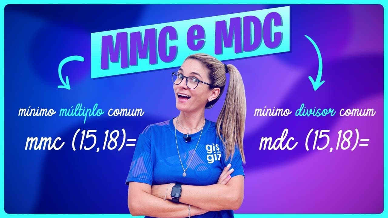Thumbnail: MÚLTIPLO COMUM e MÁXIMO DIVISOR COMUM | MMC e MDC - RESUMÃO -
