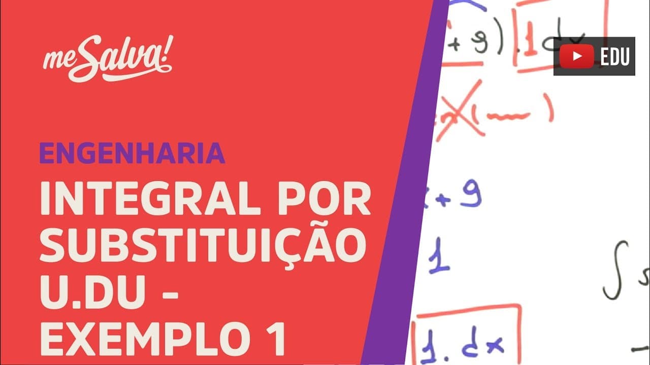 Thumbnail: Me Salva! INT10 - Exemplo 1: Integral por substituição u.du