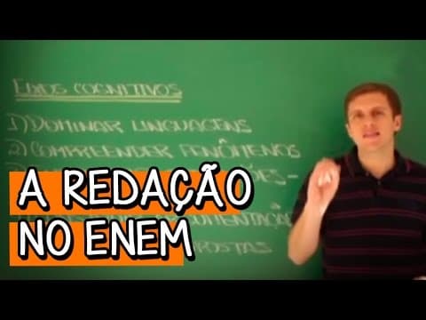Thumbnail da aula: Eixos Cognitivos - Resumo para o ENEM: Redação | Descomplica