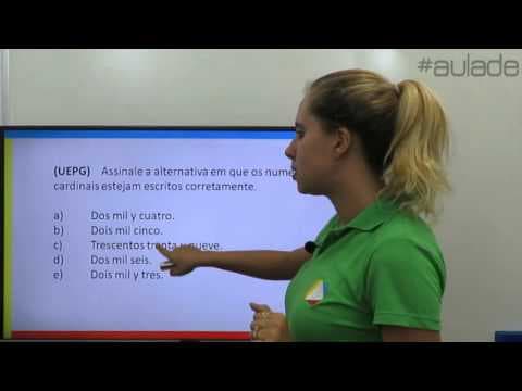 Thumbnail da aula: Espanhol - Resolución de cuestiones: numerales III