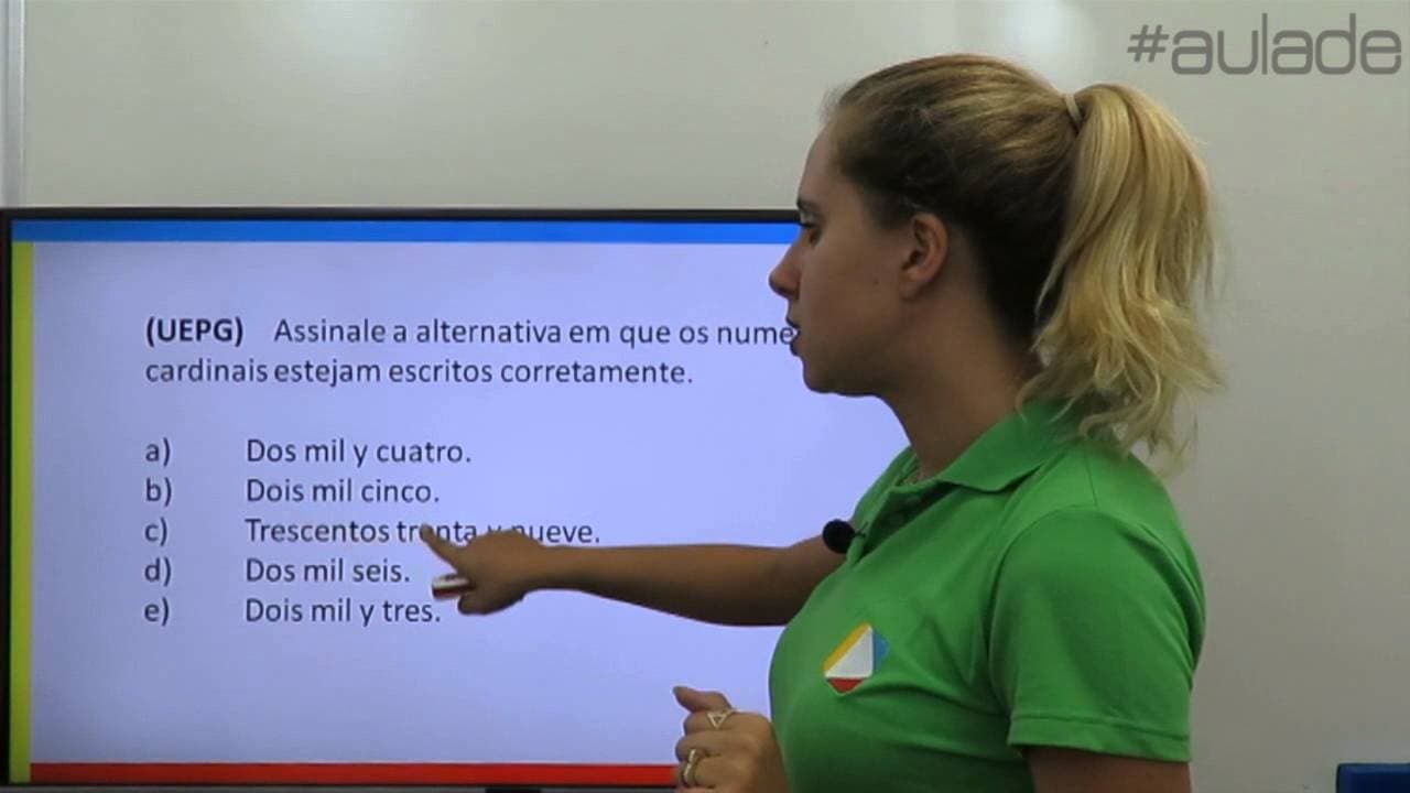 Thumbnail: Espanhol - Resolución de cuestiones: numerales III