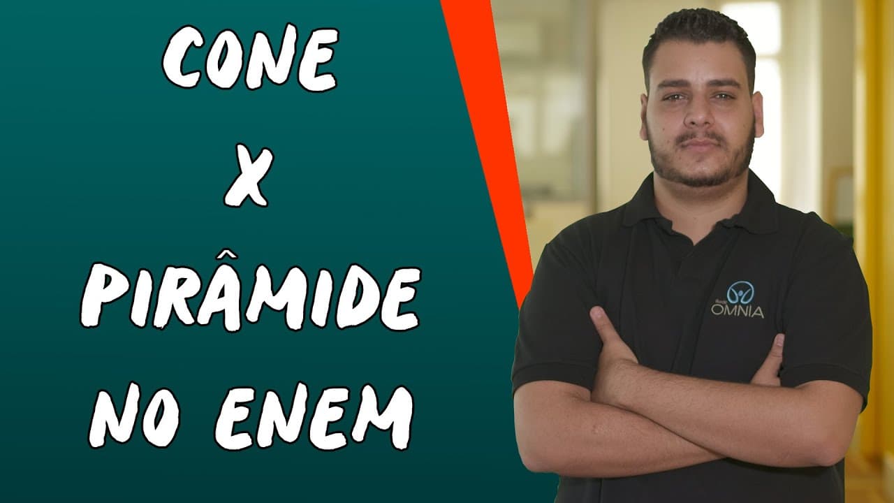 Thumbnail: Cone x Pirâmide no Enem - Brasil Escola
