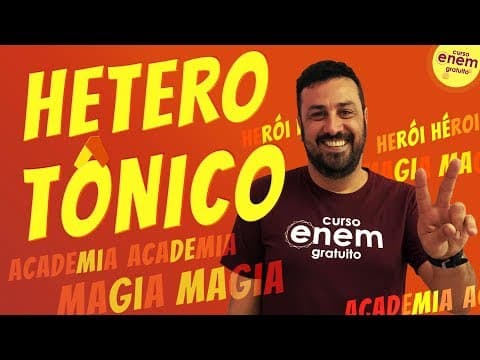 Thumbnail da aula: HETEROTÔNICO | Resumo de Espanhol para o Enem