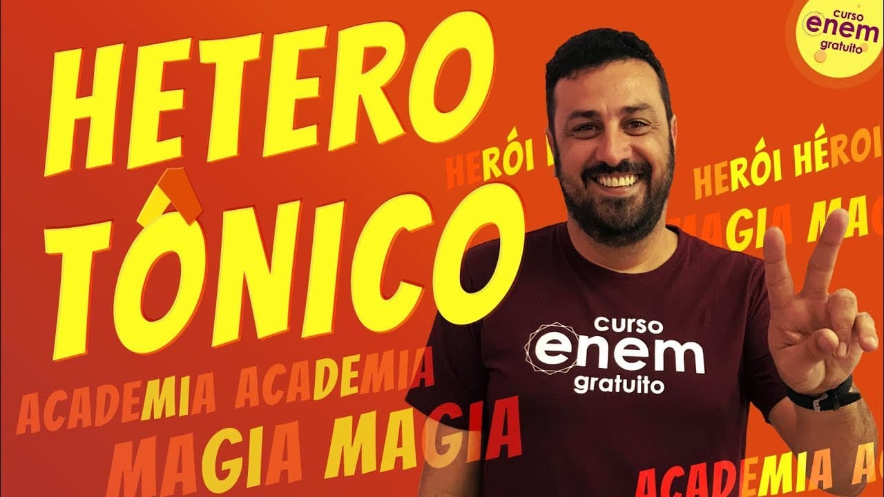 Thumbnail: HETEROTÔNICO | Resumo de Espanhol para o Enem