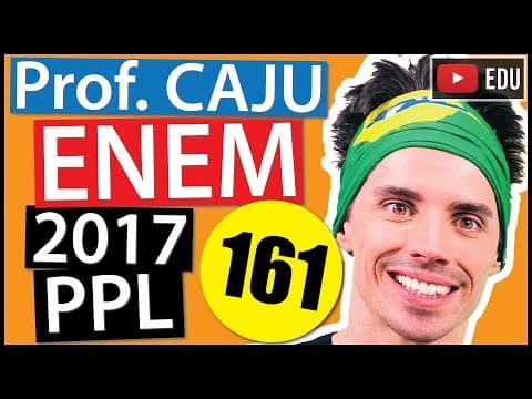 Thumbnail da aula: [ENEM 2017 PPL] 161 📒  SISTEMA MÉTRICO DECIMAL Um marceneiro recebeu a encomenda de uma passarela de