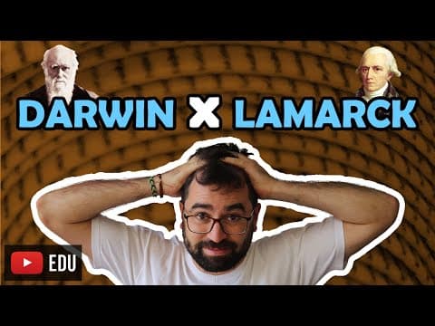 Thumbnail da aula: Evolução: Darwin vs Lamarck - Aula 03 - Módulo III: Evolução e Classificação dos Seres | Prof. Gui
