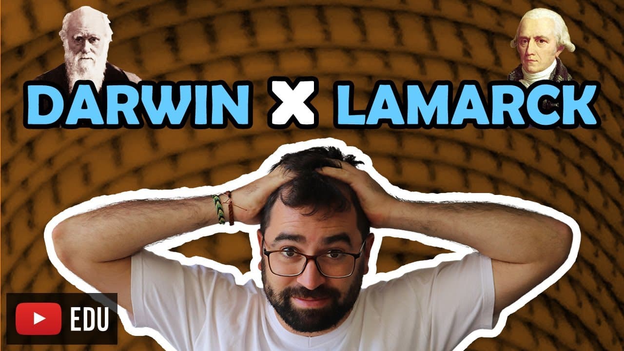 Thumbnail: Evolução: Darwin vs Lamarck - Aula 03 - Módulo III: Evolução e Classificação dos Seres | Prof. Gui