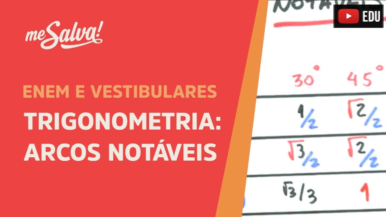 Thumbnail: Me Salva! TRG27 - Trigonometria - Arcos notáveis