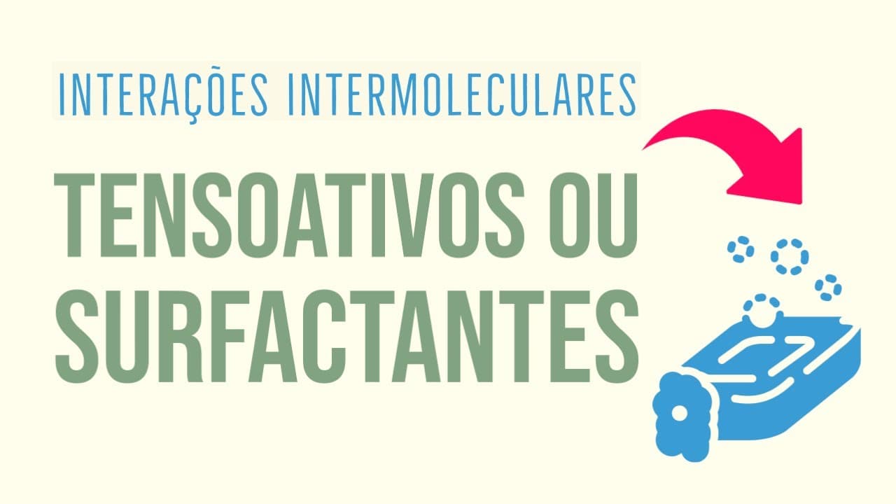 Thumbnail: SURFACTANTES e TENSOATIVOS - Aprenda o que são e para que servem