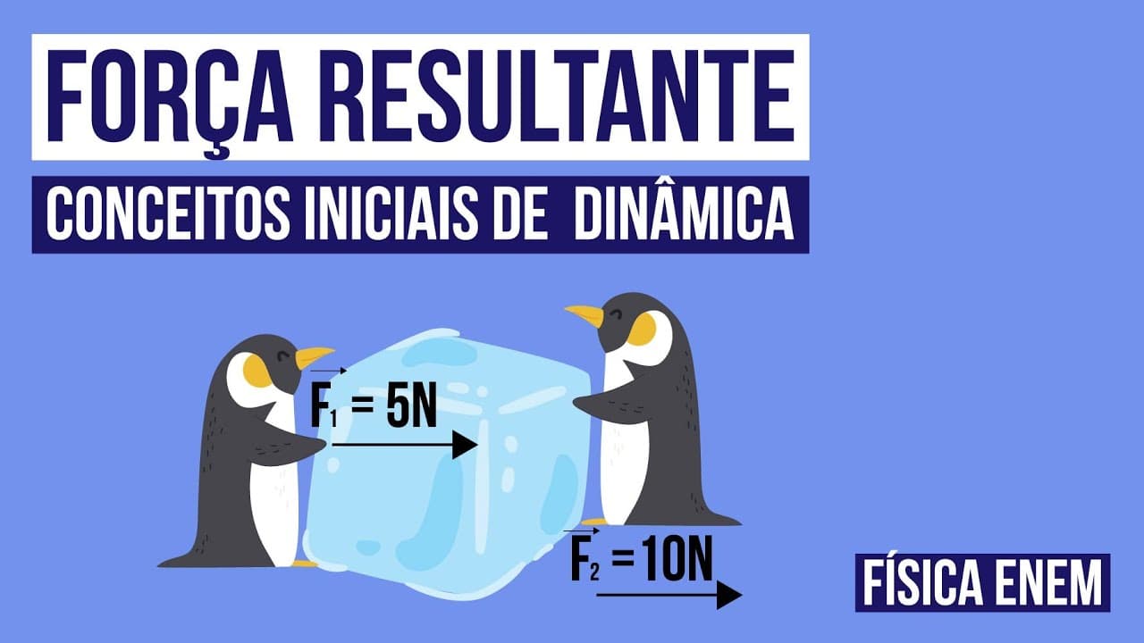 Thumbnail: FORÇA RESULTANTE: conceitos iniciais de  Dinâmica | Fundamentos de Física para o Enem | Flaversson