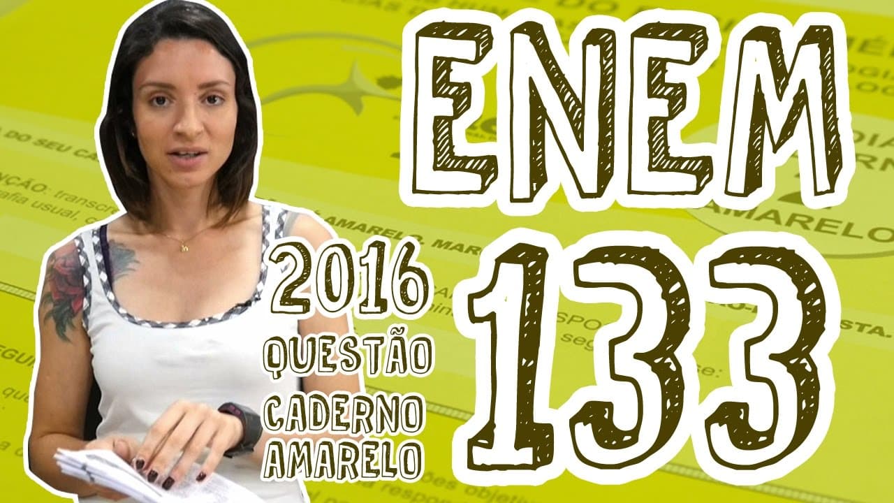 Thumbnail: ENEM  - Questão 133 (Caderno Amarelo)