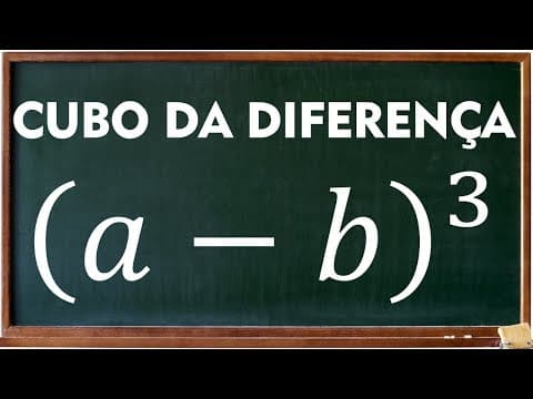Thumbnail da aula: Cubo da diferença - Produtos notáveis