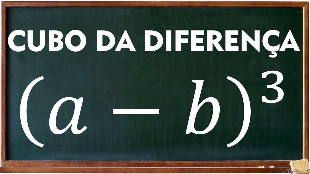 Thumbnail: Cubo da diferença - Produtos notáveis