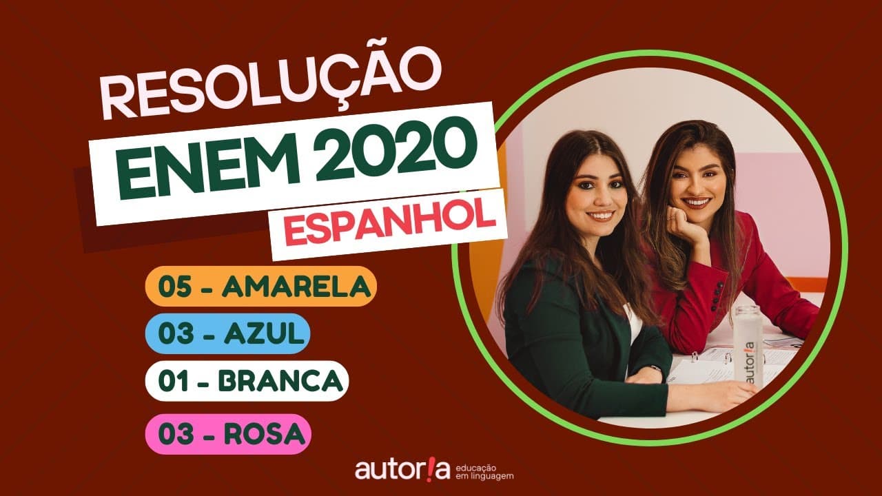 Thumbnail: Enem 2020 - Autoria Linguagem - Questão 05  | Linguagens, prova amarela
