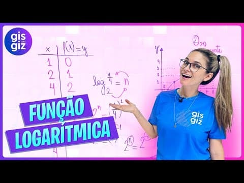 Thumbnail da aula: FUNÇÃO LOGARITMICA - LOGARITMOS