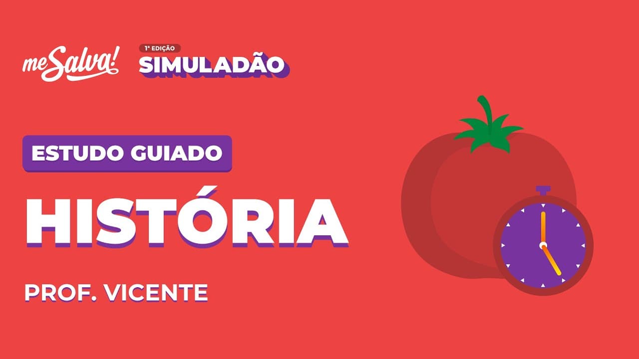 Thumbnail: Estudo Guiado: História | SIMULADÃO ENEM 2021 | Me Salva! ENEM | #simuladaomesalva
