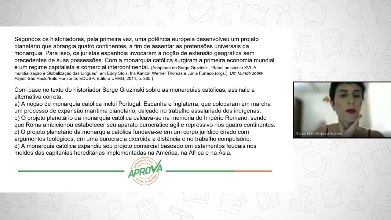 Thumbnail: Questão 58 – UNICAMP 2021 – PROVA EG - História