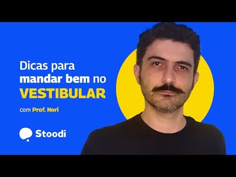Thumbnail da aula: 10 dicas do Prof. Nori para se dar bem no Enem e no vestibular