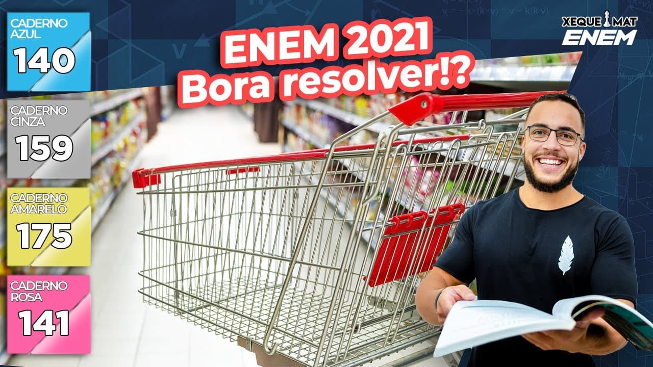 Thumbnail: 🟣 Questão 140 - Caderno Azul | Estatística | MATEMÁTICA ENEM 2021