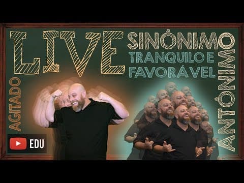 Thumbnail da aula: Sinônimos e Antônimos [Live] -  Professor Noslen