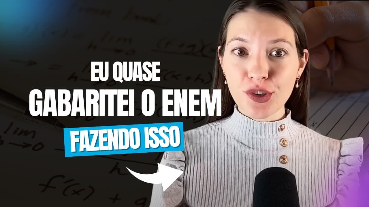 Thumbnail: Macete INFALÍVEL no ENEM para ACERTAR MAIS QUESTÕES de Humanas e Linguagens (muito mais rápido)