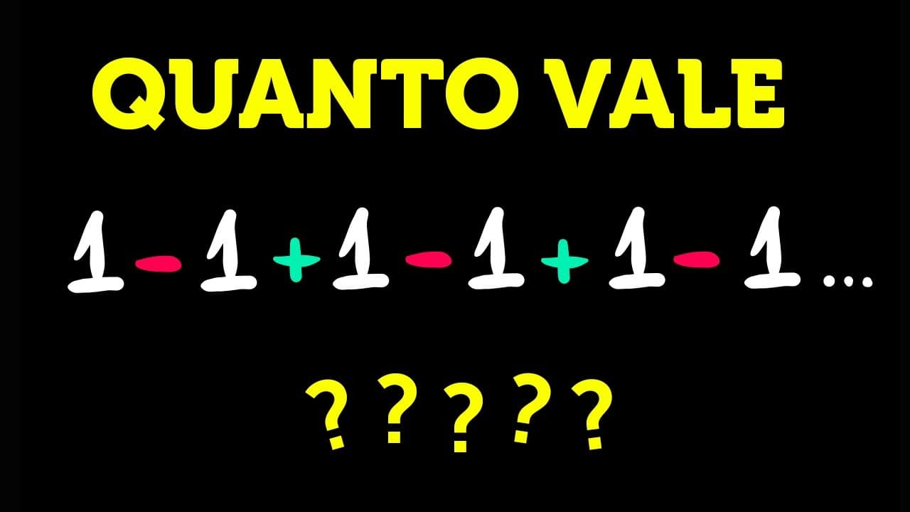 Thumbnail: Como descobrir o valor e uma SOMA INFINITA